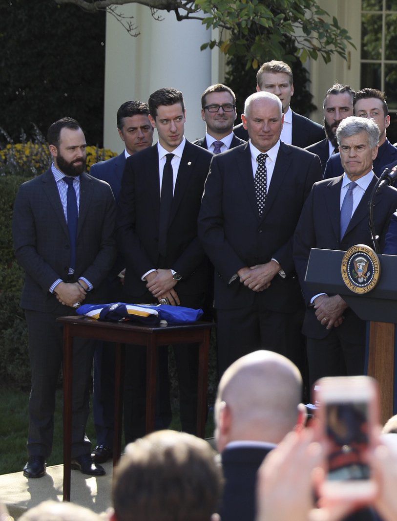 Blues visit the White House
